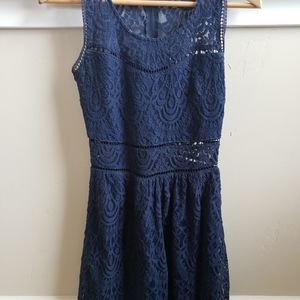 Navy blue dress